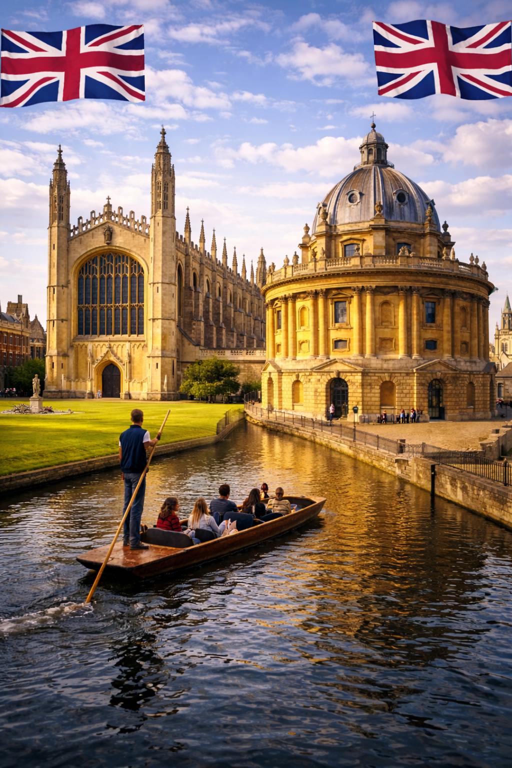 Oxford and Cambridge day tour from London